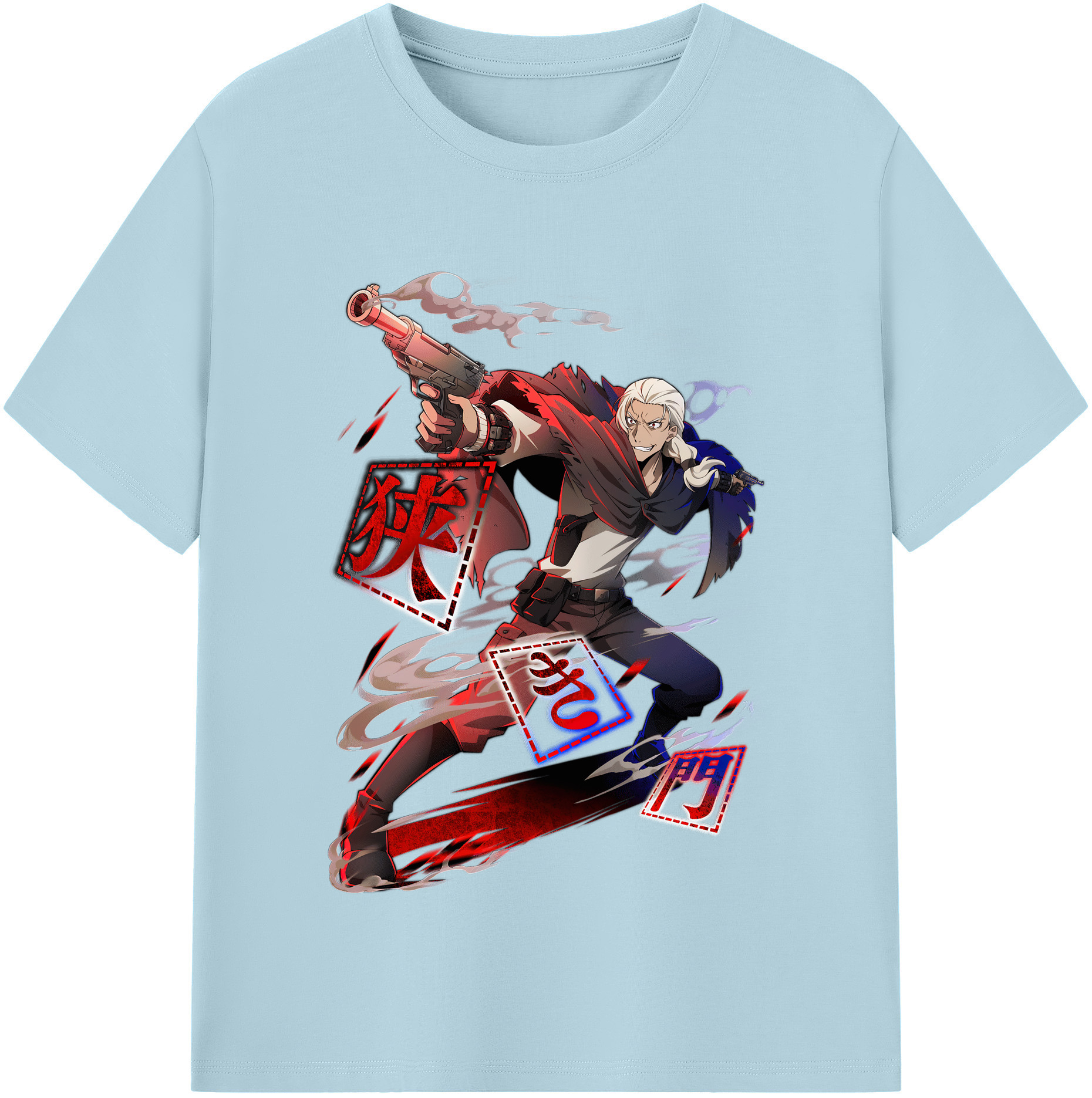 （画像用） 文豪ストレイドッグス Bungo Stray Dogs 綿100％半袖Tシャツ（フロントプリント）